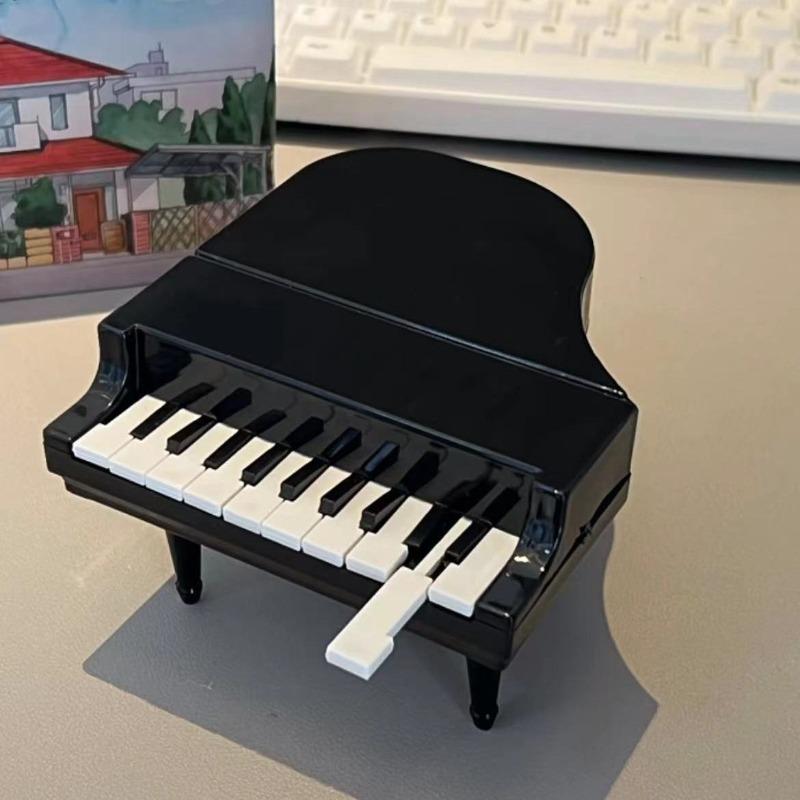 

Вилка для фруктов Piano - 10 предметов, домашняя креативная фруктовая палочка, милая десертная вилка чёрный