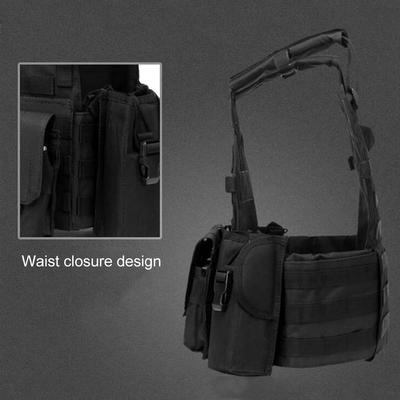 Nylon Tactical Vest Body Armor Hunting Carrier Airsoft Accessories Adjustable Camouflage CS Combat Equipment for Outdoor Hunting