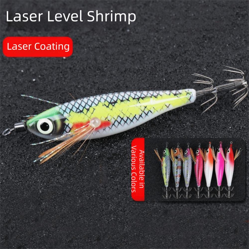 2pcs/set Fishing Lure Jig Hook Prawn Lure Durable Shrimp Lure Saltwater Boat Fishing