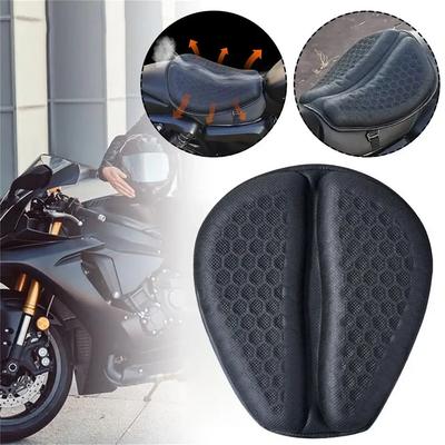 Foldable Motorcycle Gel Seat Cushion 3D Honeycomb Structure Shock Breathable Motorcycle Gel Seat Pad Gel Cushion For Seat Z6W5