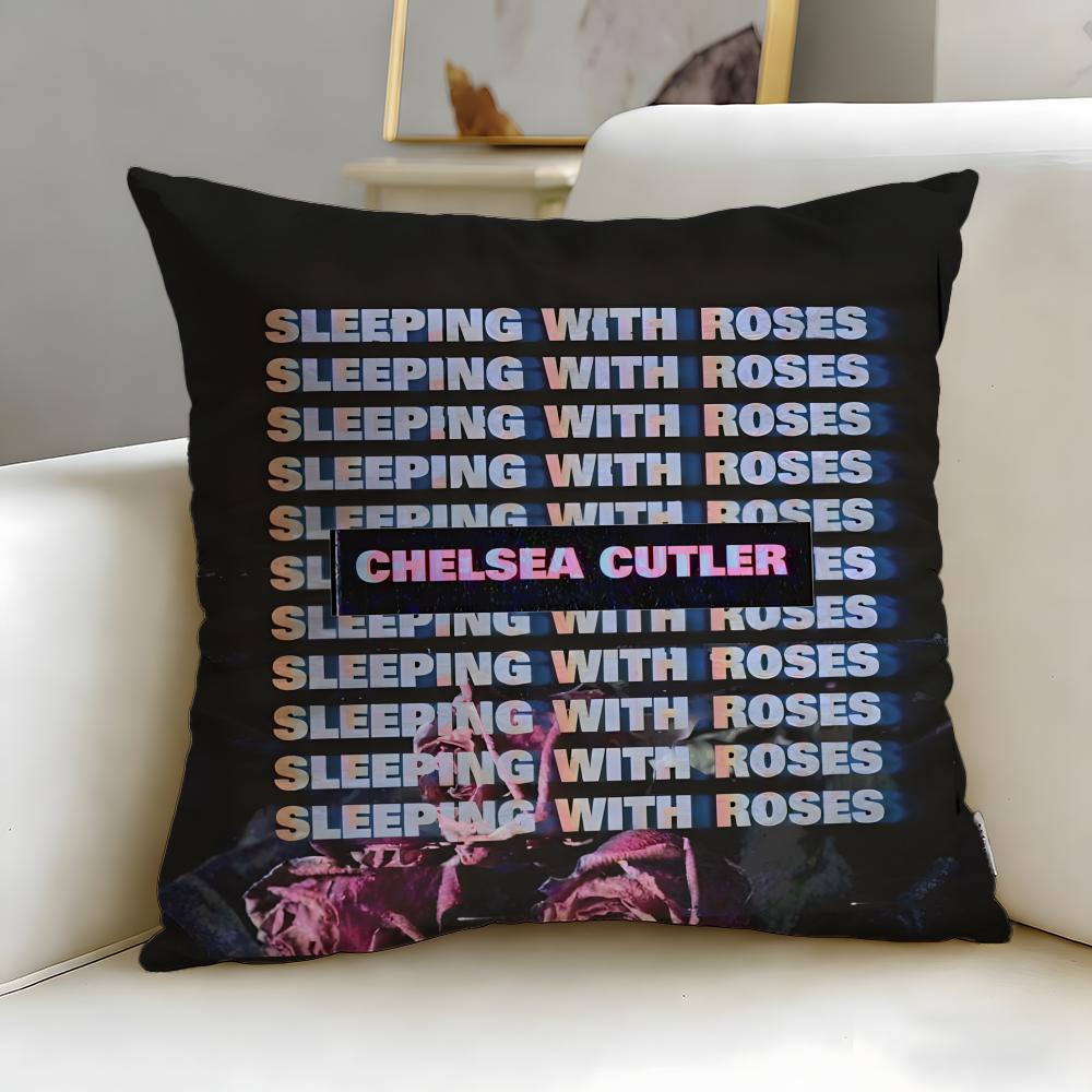 Popular Singer Chelsea Cutler Cushion Cover Soft & Easy-Wash Pillow Case – Versatile for Couch, Bed, Travel and Office