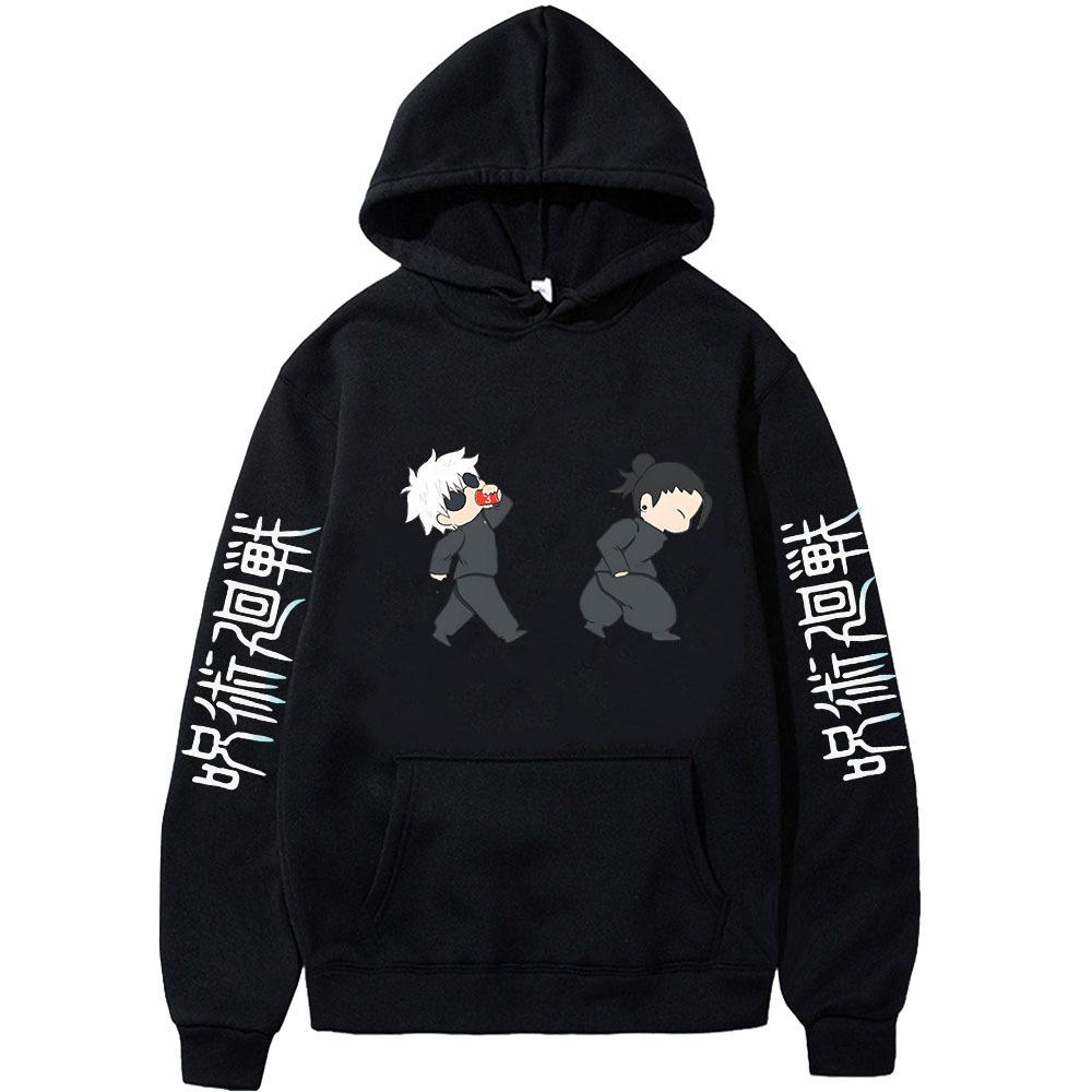 Jujutsu Kaisen Anime Hoodies Cartoon Satoru Gojo Cute Print