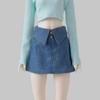Fashion Off Shoulder Top T-shirt Mini Princess Skirt Clothes for 1/4 BJD 45cm Dolls