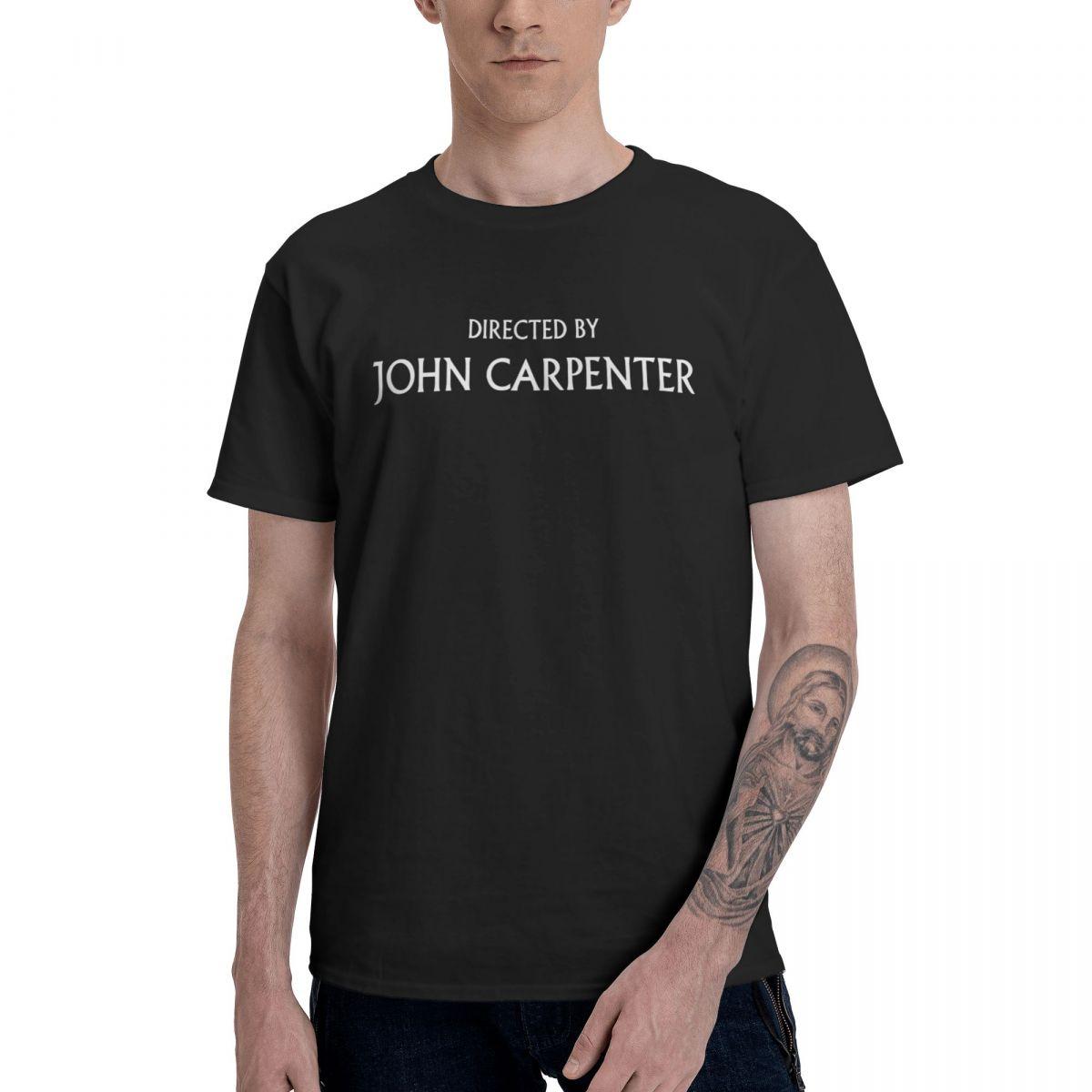 Fashion Directed By John Carpenter T-Shirt Pure Cotton Round Neck Men T-Shirts Short Long Sleeve Oversized Unisex Tees Clothes S разноцветный