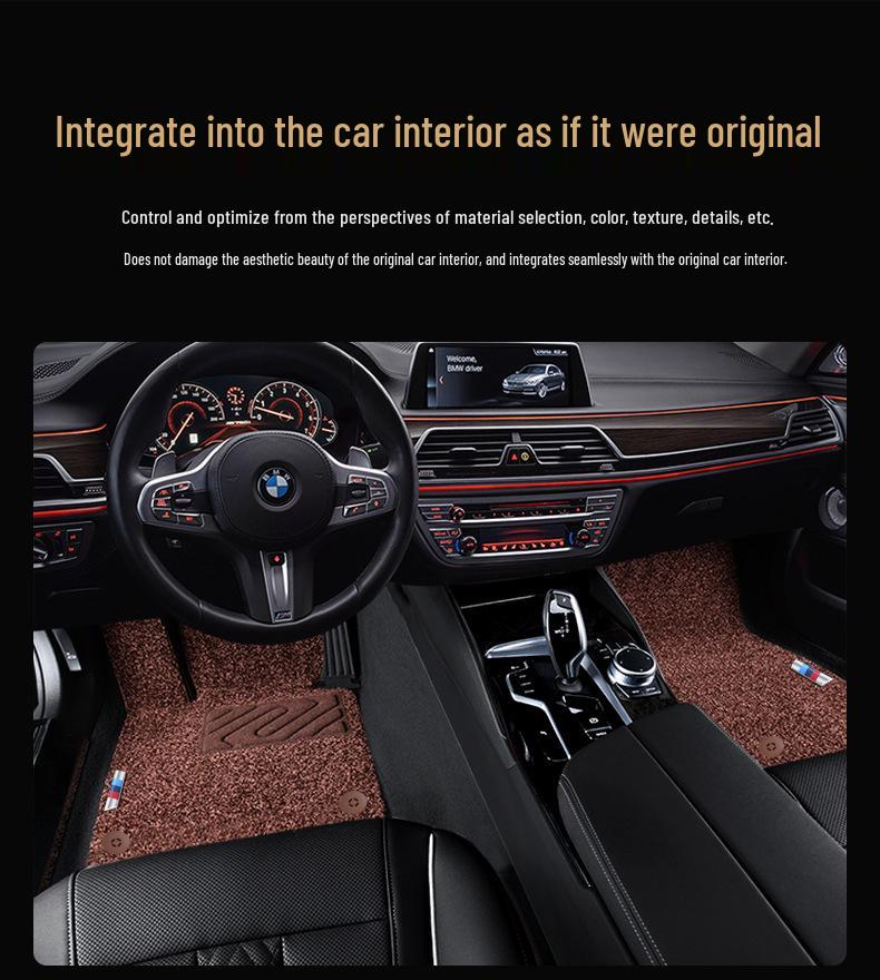 Silk Coil Floor Mats for BMW: 5, 3, 7 Series, 525Li, 530Li, 320li, X1, X3, X5, X6
