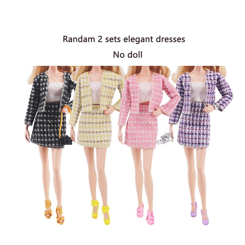 Random 4 sets/Lot 11.5in/30cm Doll Clothes Fashion Outfits Sexy Swimsuits Sport Wear Casual Dresses Doll Accessories Kid's Playthings