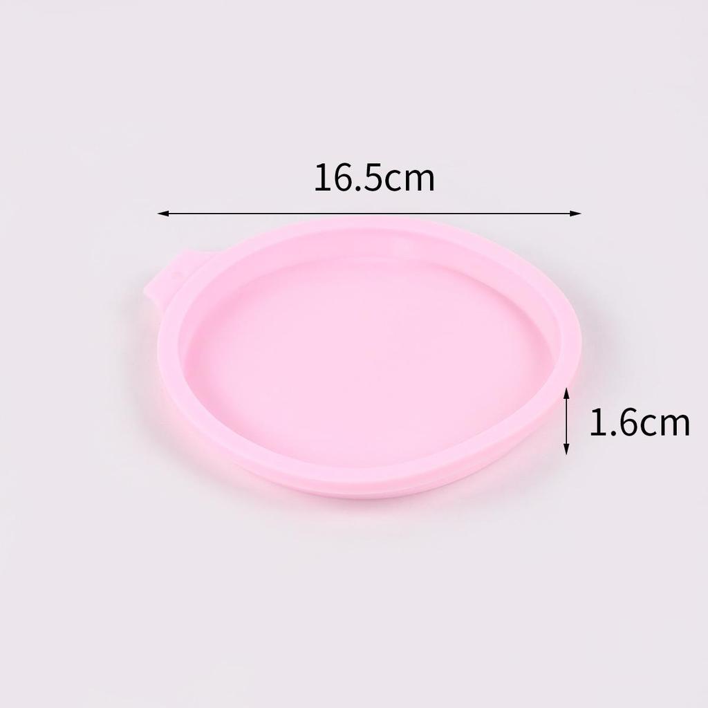 Silicone 3-Hole Round Cake Mold, 4-Inch Multifunctional Baking Pan