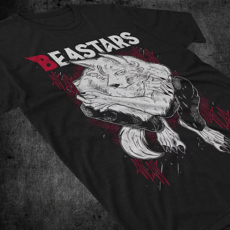 Anime Beastars Ahiphop Black T Shirt Gift For Friends S