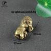 Vintage Pure Copper Horse Miniatures Figurines Ornaments Brass Lucky Wealth Horse Figures Tea Pet Antique Collection Desk Decor