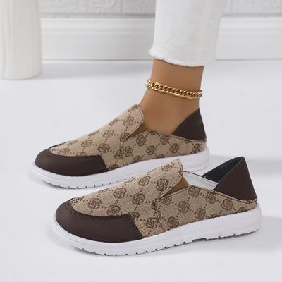 Fashion New Luxury Women Casual Flats Sneakers Shoes Breathable Slip-on Platform Loafers Shoes Shining Walking Sneakers Canvas Shoes