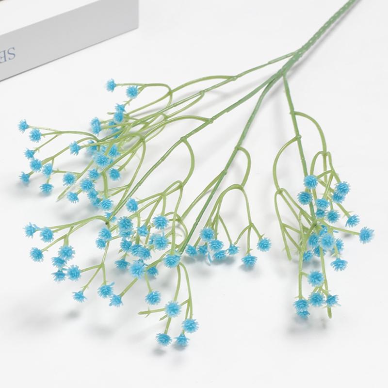 63cm Babies Breath Artificial Flowers Plastic Gypsophila Floral Bouquets for Home Room Decor Party Wedding Decoration Ornament