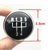 5/6 Speed Gear Shift Knob Top Cap Emblem Badge Cover For VW Volkswagen Golf Jetta MK3 MK4 GTI MK4 Bora Polo Seat Ibiza Caddy