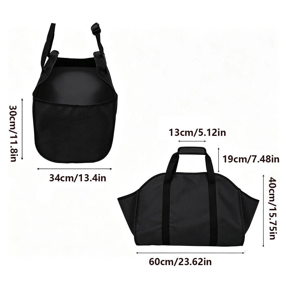 Sturdy Handles Firewood Storage Bag Large Capacity Wood Carry Bag Log Carrier  Log Transport