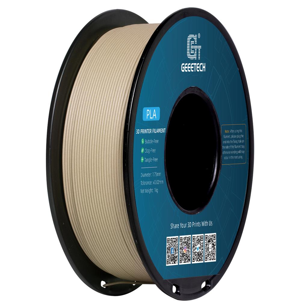 Geeetech 3D Printer Filament Pure PLA PETG Plastic 1.75mm, 1KG (2.2LBS), Tangle-Free, 3D Printing Materials, Vacuum Packaging