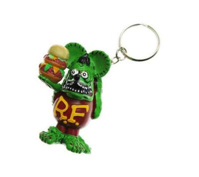 [MOONEYES] Rat Fink (RAT FINK) Schlüsselanhänger HamburgerKH-RKF024RF-MON