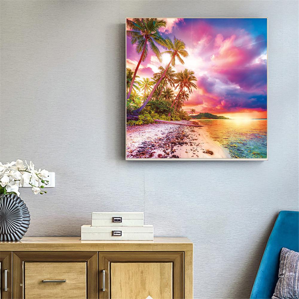 Diamantová malba Full Square New Arrival Krajina Obrázky kamínky Diamantové vyšívání