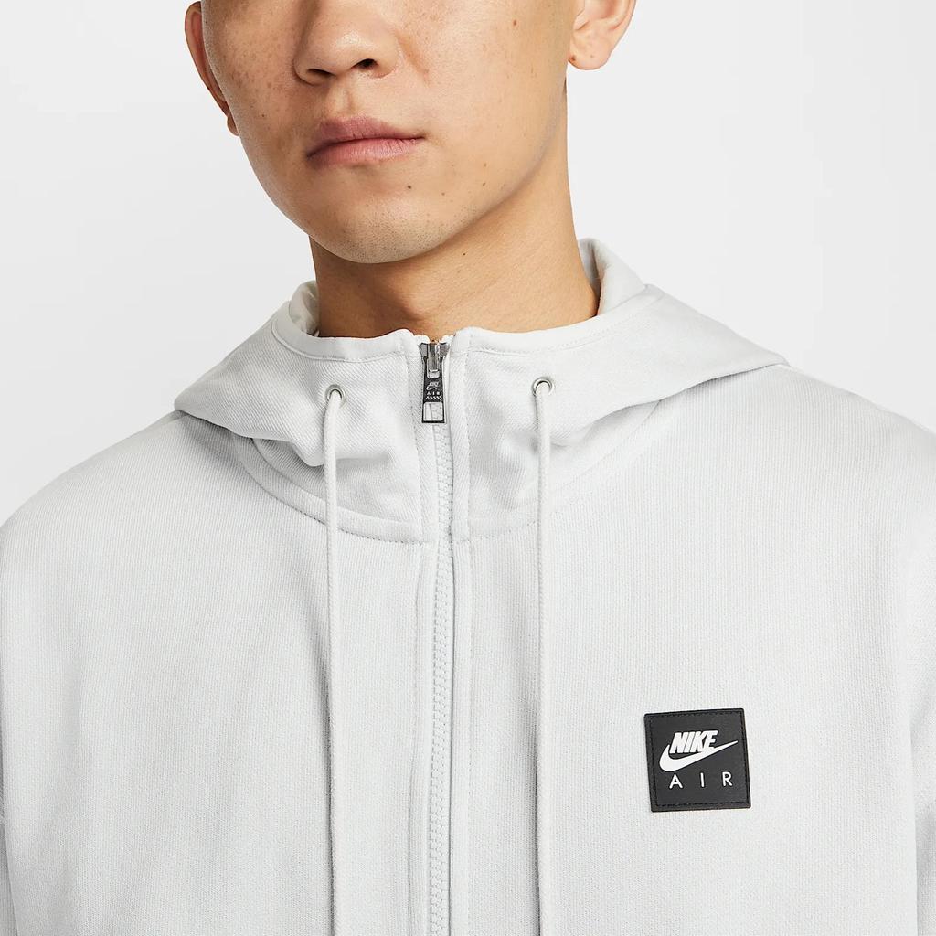 Nike Air Comfortable Warm Hooded Fleece Cardigan Sweatshirt Men Outerwear Photon-Grey HJ0637-009
