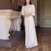 Rochie Elegantă Roșu Rodie cu Gât Înalt și Strălucitoare - Stil European și American, Îmbrăcăminte Sexy cu Mânecă Lungă pentru Femei