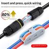 1 Set Quick Connection 2/3 In 2/3 Out 2/3Pin Electrical Terminal Adapter Wire Connector Ip68 Waterproof Cable Connector