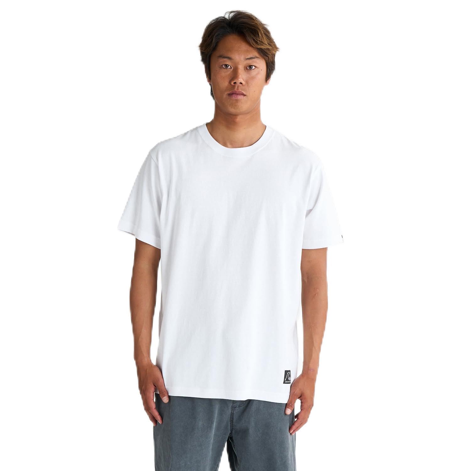 

Quiksilver Pigment-Processed US Cotton Bubble Logo Embroidered Regular Fit T-Shirt