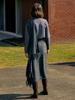 THE STUDIO K Muffler Layered Mock Neck Top_Charcoal