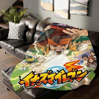Ποδόσφαιρο Anime Inazuma Eleven Κουβέρτα Για Καναπέ Γραφείο Κρεβάτι Ταξίδι Με Αεροπλάνο Ύπνο Διάβασμα Χαλάρωση Κάμπινγκ Μαλακή Και Ζεστή