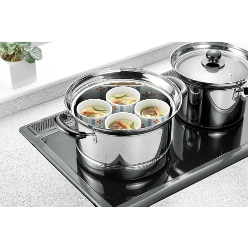 Hirosho FPZ-22 Multi-Purpose Everyday Pot, Deep, 22cm Handled Pot (with Colander and Strainer)