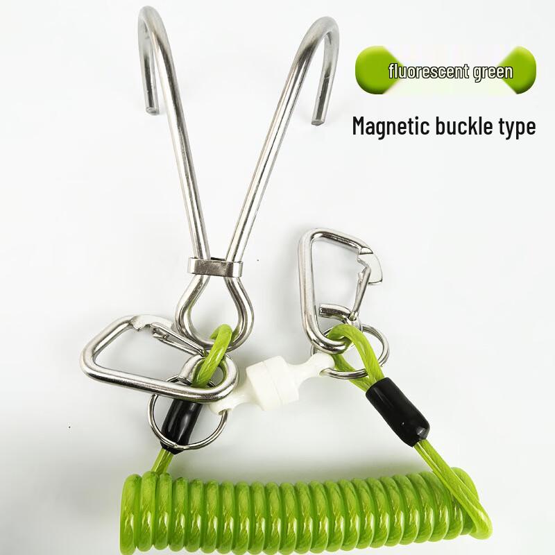 WEZHO Diving Double-Head Drift Hook with Magnetic Buckle