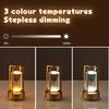 Wireless Table Lamp LED Touch Sensor Desktop Night Light Rechargeable Reading Lamp for Restaurant Hotel Bar Bedroom Decor Light