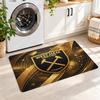 Flannel Kitchen Mat West Ham United Football Soft Area Rug Non Slip Floor Carpet Home Decoration