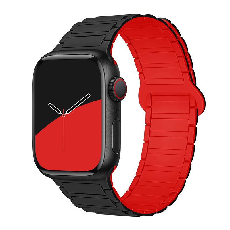 Compatible Silicone Magnetic Strap for Apple Watch Series 8/9 & S10