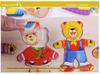 Four Bears Dress-Up Puzzle: Educational Toy for Girls