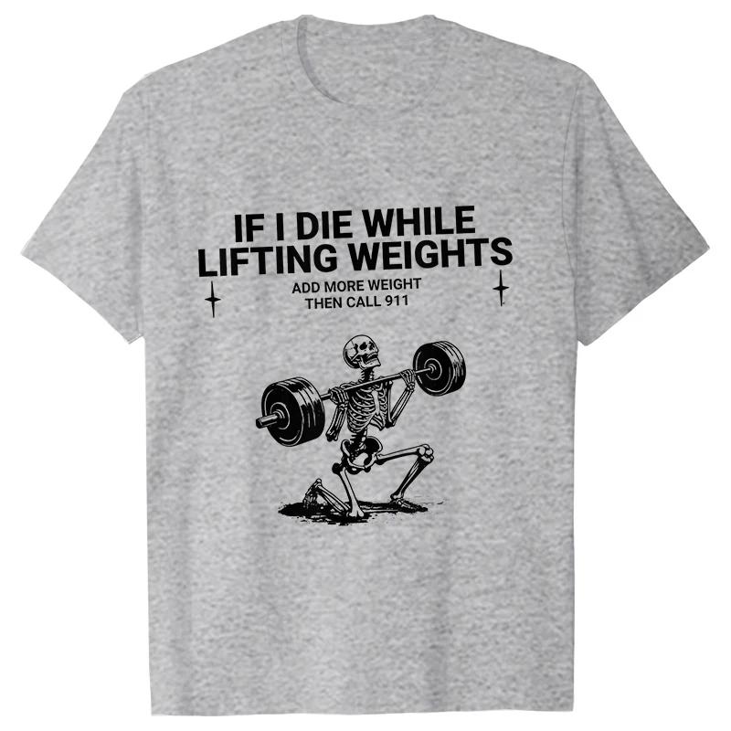 Gym Workout T-shirts for Men Clothing Funny Weightlifting Tshirts Short Sleeve Tops Clothes Fitness Exercise Tee Shirts Homme