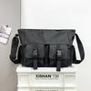 Minimalist Tactical Messenger Bag for Men Women – Water-Resistant Shoulder Bag with Multiple Pockets