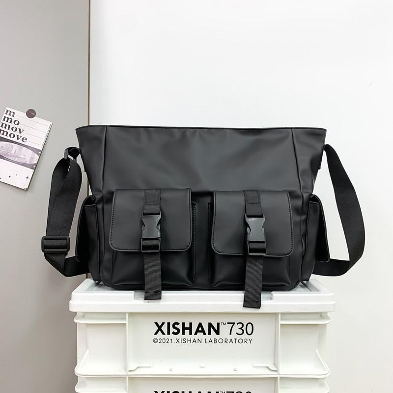 Minimalist Tactical Messenger Bag for Men Women – Water-Resistant Shoulder Bag with Multiple Pockets