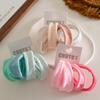 4pcs/set High Elastic Towel Hair Ties Macaron Color Elastic Hair Rings Creative Hair Rope Set  Women