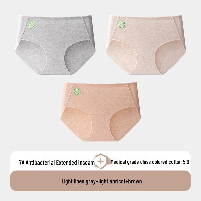 Yuzhaolin Women's Antibacterial Seamless Briefs 3-Pack