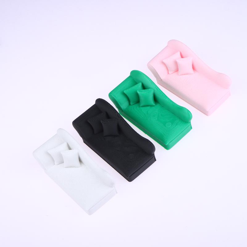 1Pcs French Victorian Style Simulation Mini Furniture Play Home Toy 1:12 Scale Miniature Dollhouse 3D Printed Sofa Model
