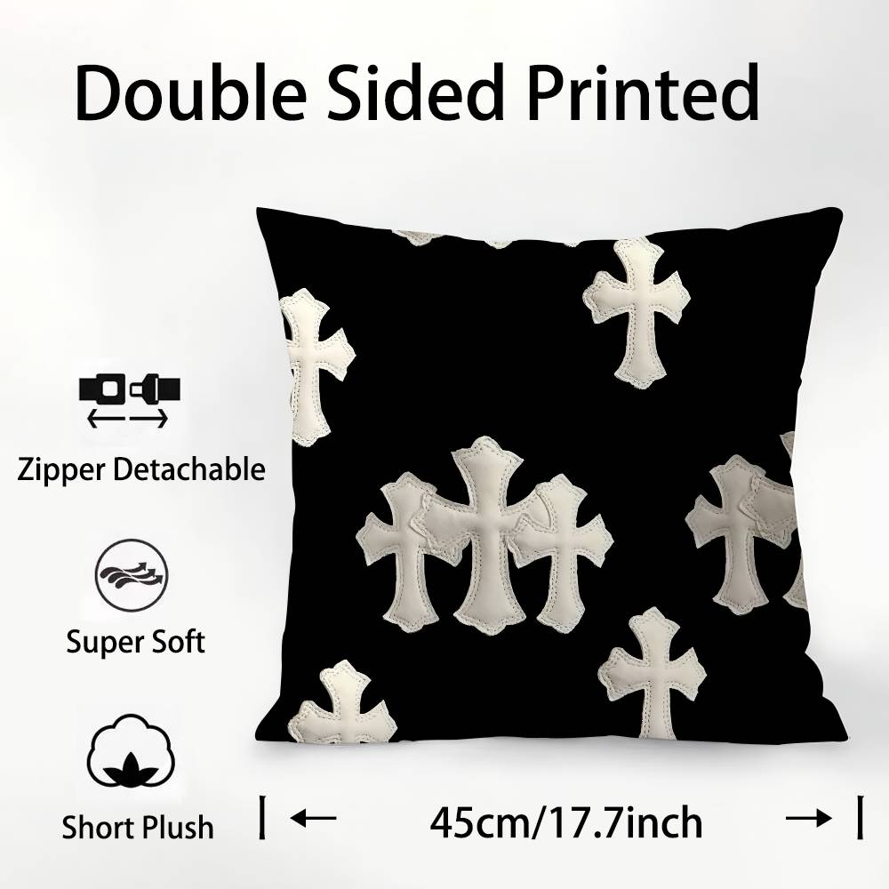 

Fashion Hearts Art Pillow Case Square Double‑Sided Print Cushion Case For Sofa Home Bedchamber Decor Gift 12x12Inch