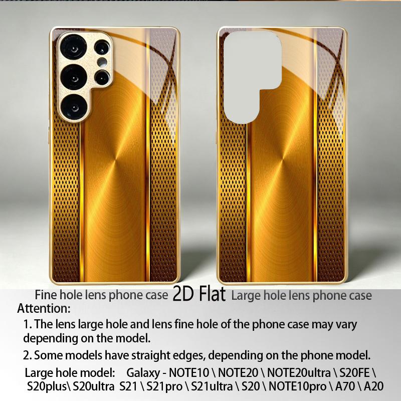 Metallic textur pattern for Galaxy S24Ultra S23 S22 S25 S21 S20UltraA55A15A16Phone case Pattern Shockproof Protective Back Cover