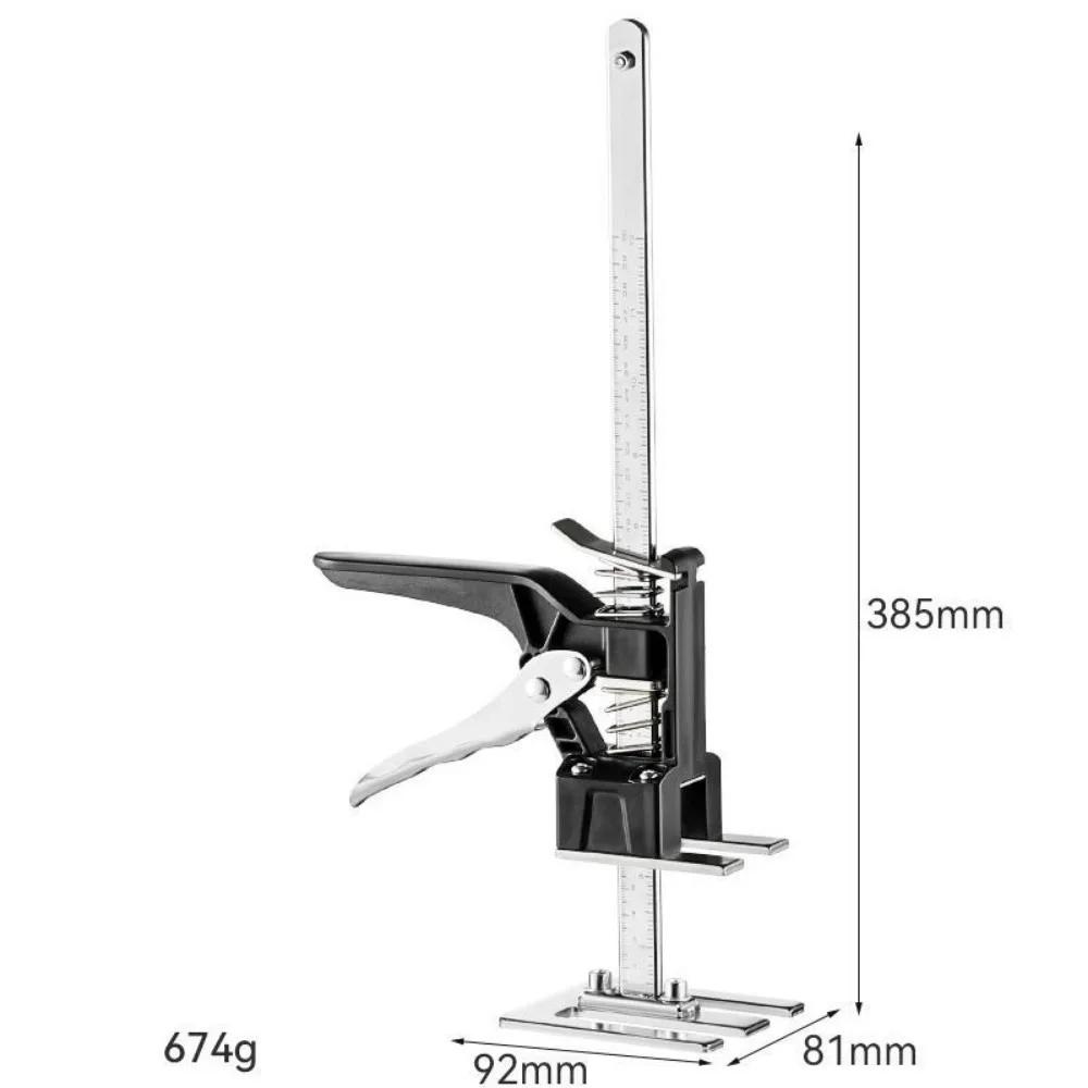 Stainless Steel Cabinet Board Lifter Portable Labor-Saving Tile Height Adjuster Arm Jack Door Panel Drywall Lifting