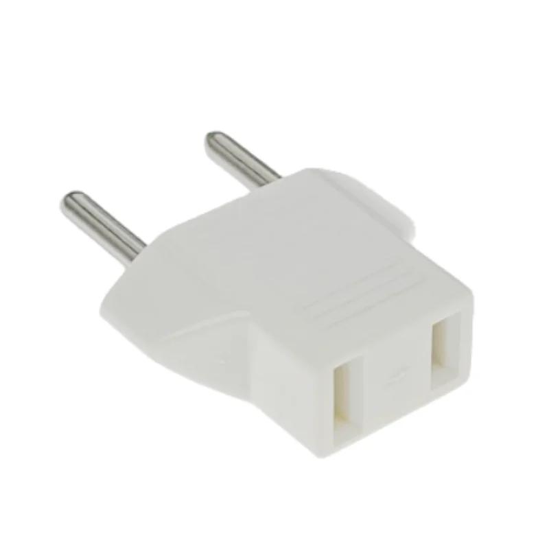 US To EU American Travel Adapter 2 pin 4.0mm European EU To US plug Power adapter Converter Electrical Socket Outlet