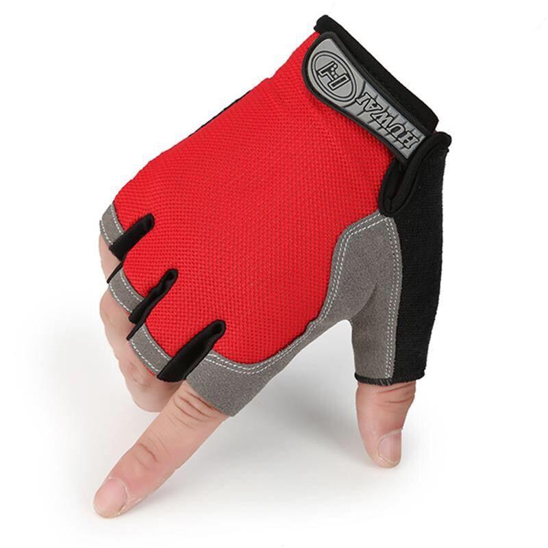 

Men s and women s cycling half-finger gloves M