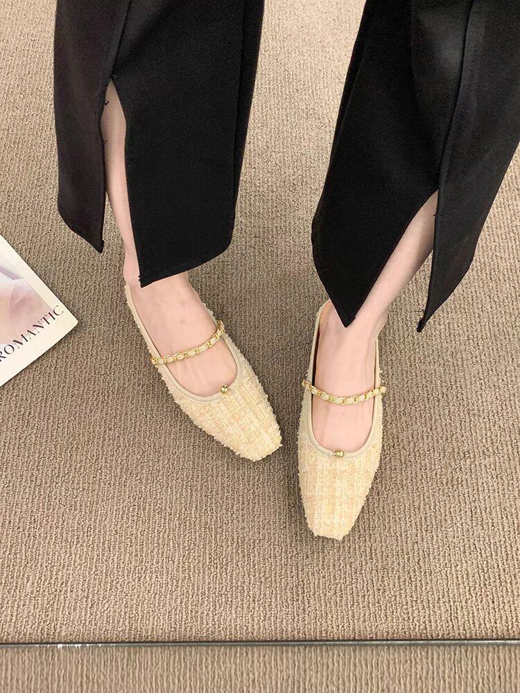 

Сумка Xiaoxiangfeng, полушлепанцы с квадратным носком, женская обувь, летняя носка, новинка 2025, сандалии Мэри Джейн 39 белый