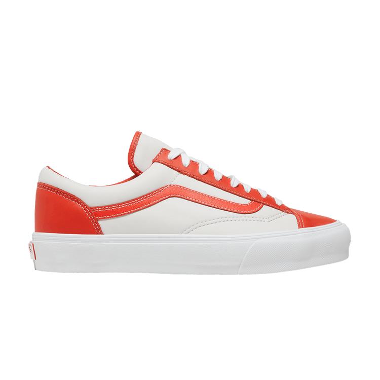 Vans Style 36 VLT LX White Orange 36