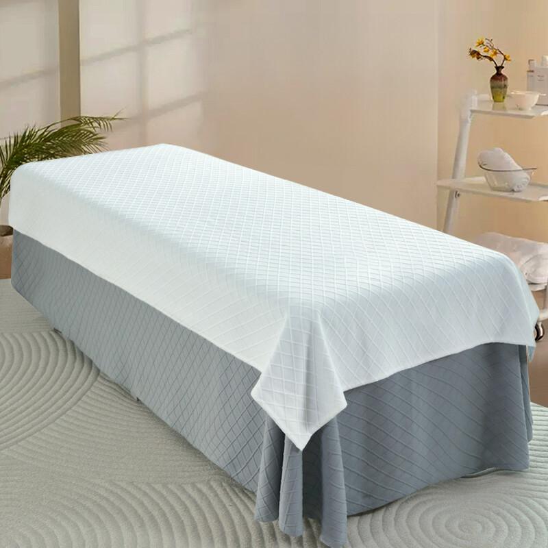 1PC Beauty Salon Bed Sheets with Face Hole Skin-friendly Spa Massage Table Covers Face Towels Set Salon Barbershop Decoration