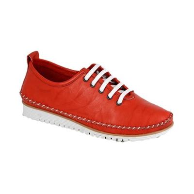 Womens/Ladies Flexi Softie Leather Trainers