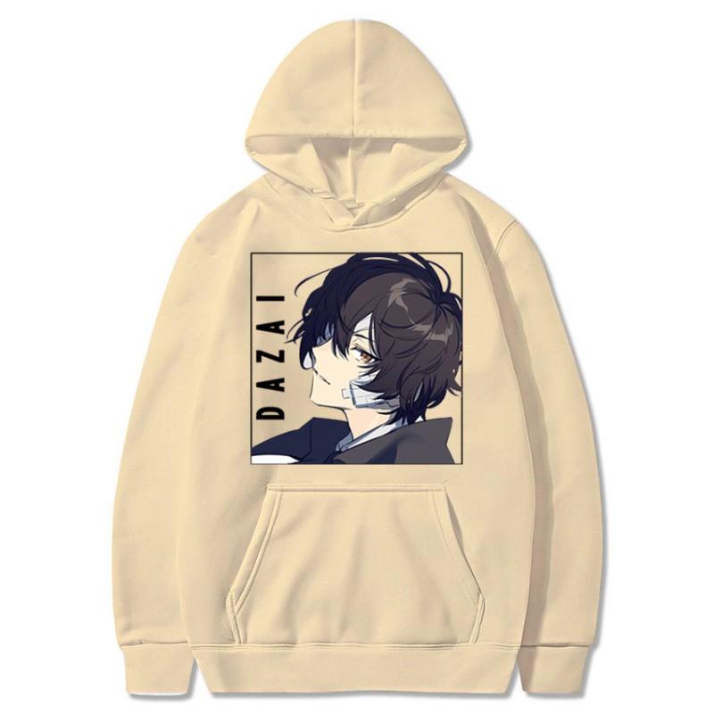 Bungo Stray Dogs Anime Hoodie Lässiger Fleece Pullover für Jugendliche