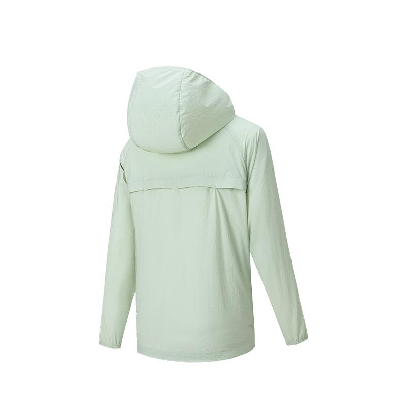 Anta Comfortable Simple Versatile Lightweight Hooded Zipper Sun Protection Wear Women Outerwear 962526603-4