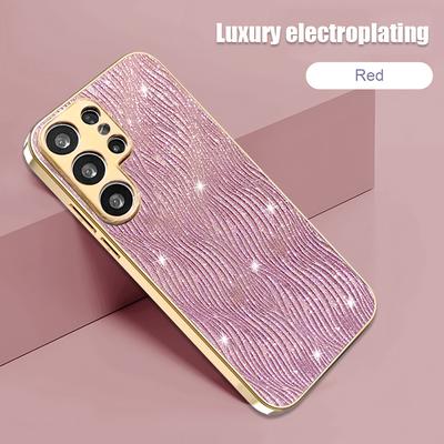 Für Samsung S25 Ultra Glitzer Bling Handyhülle Für Samsung Galaxy S25 Plus S25 Edge Galvanisierter Bumper Kameraschutzhülle